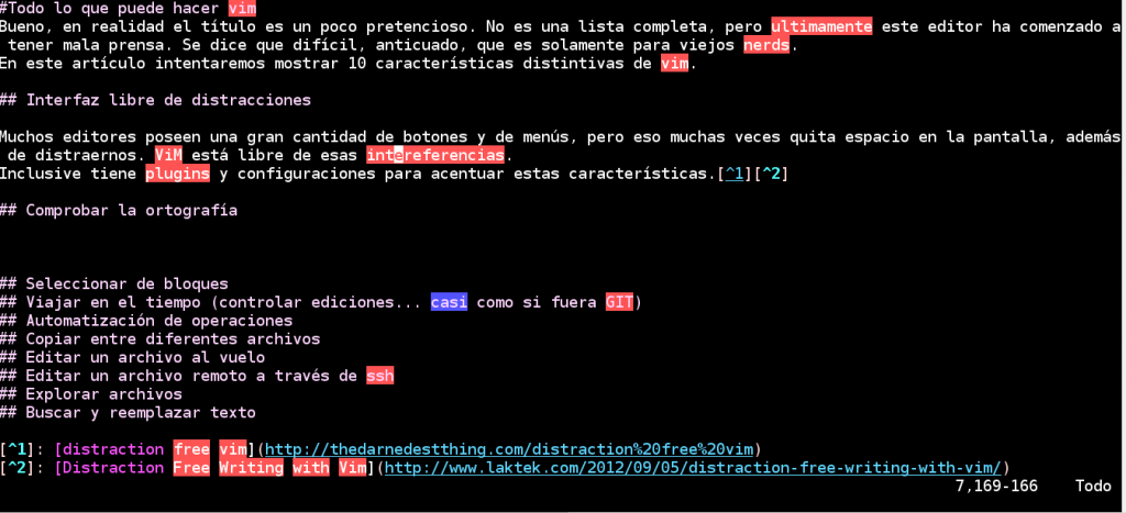 Corrección Ortográfica en VIM